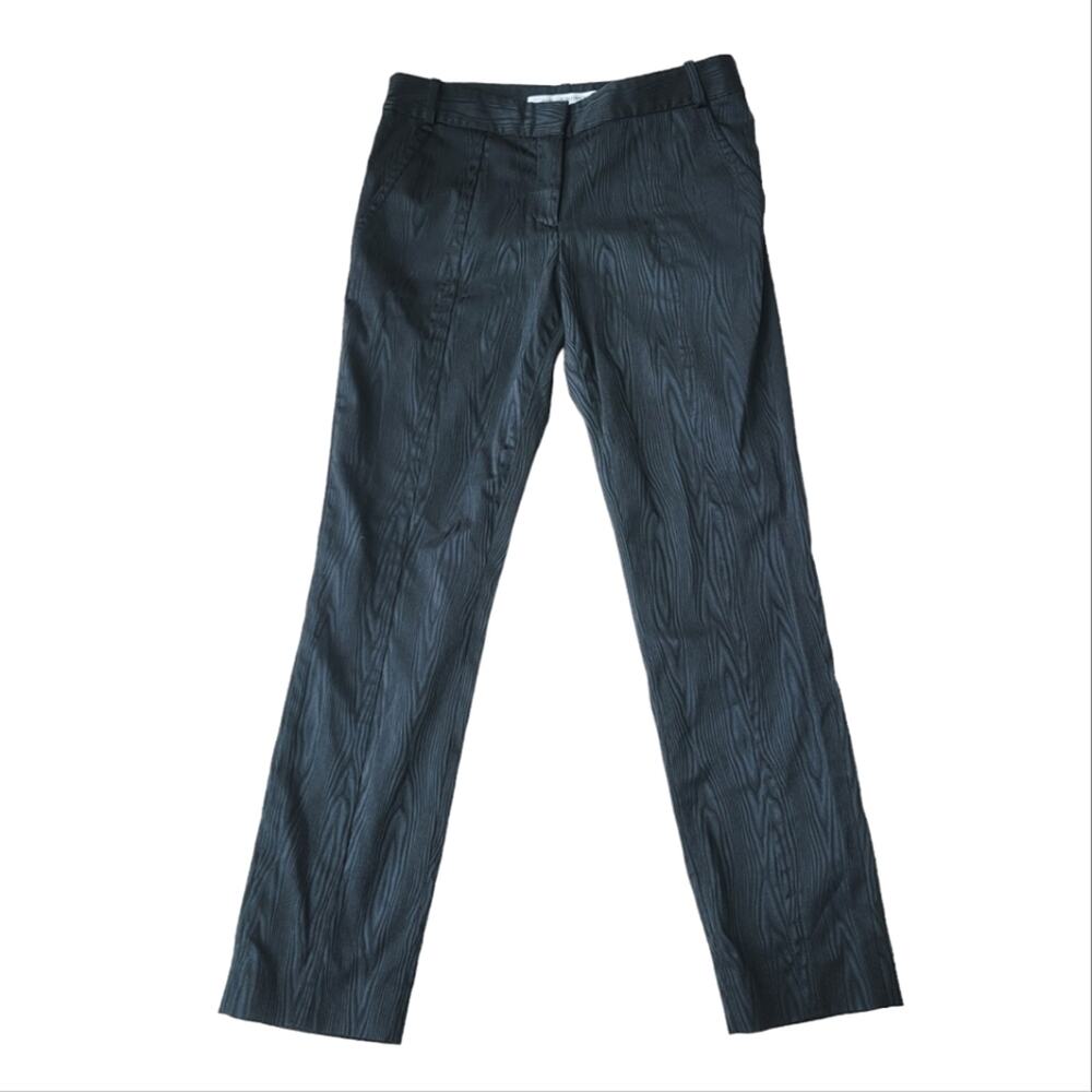 Diane Von Furstenberg Black Trouser Dress Pants 4